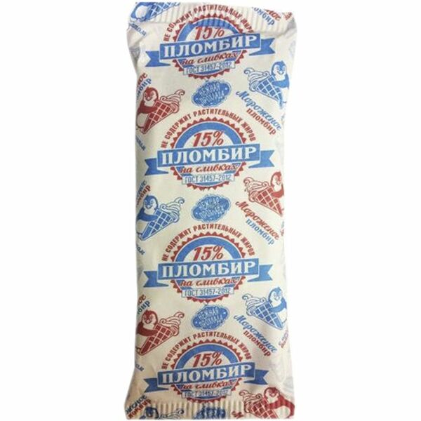 Пломбир Нежная прохлада Ванильный 15%