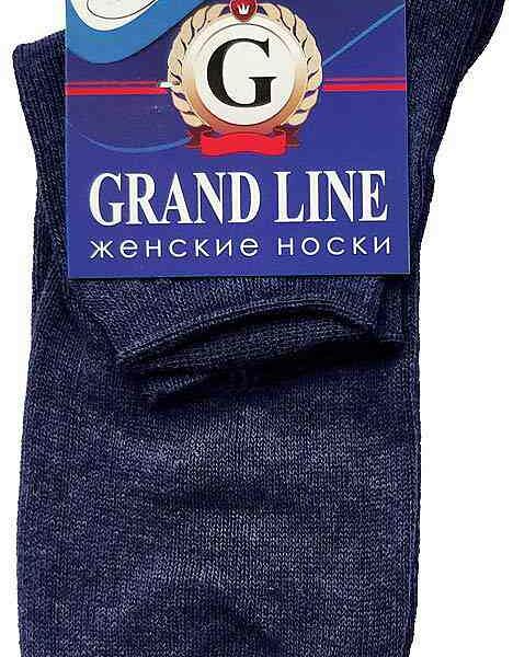 Носки женские Grand Line цвет: джинс, размер 23 (35-37)