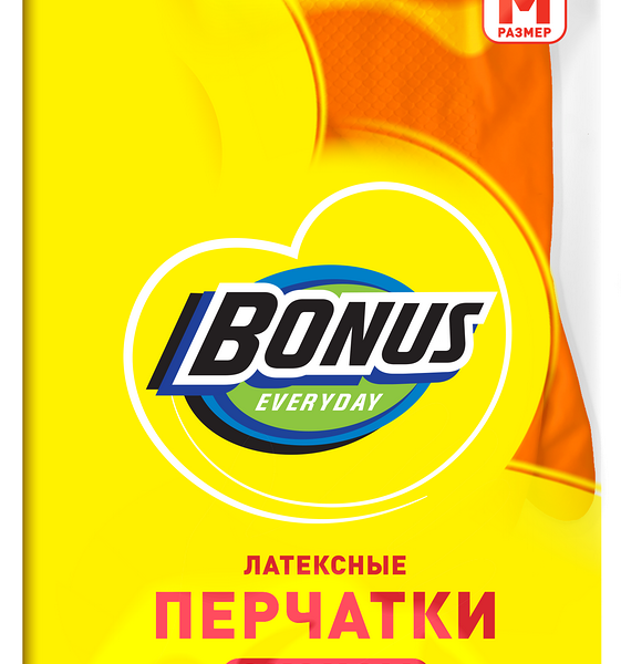 Перчатки латекcные BONUS Эконом M
