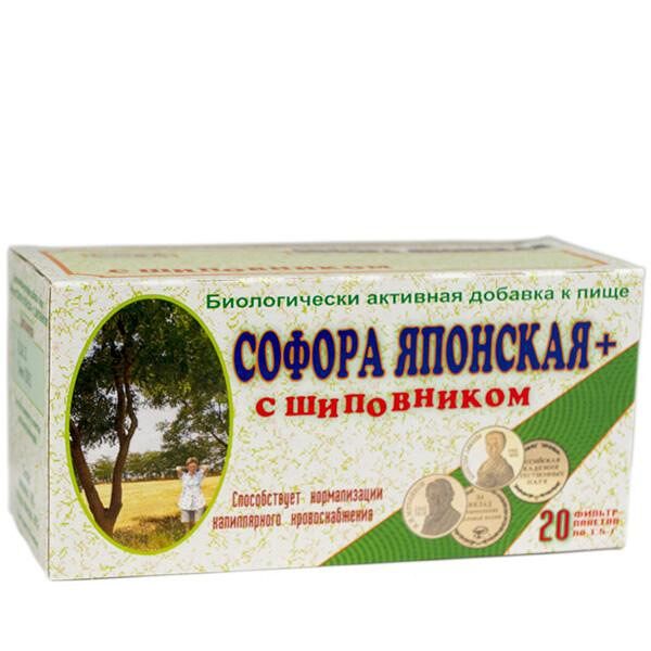 Софора японская + с шиповником фильтр-пакеты 20 шт