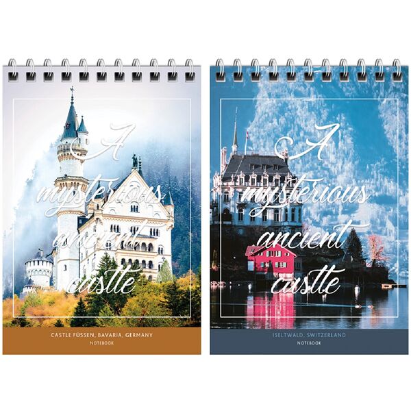 Блокнот А6 80л на гребне 