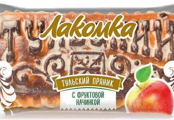 Пряник Лакомка Тульский с фруктовой начинкой 140г