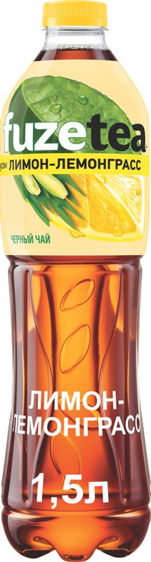 

Холодный чай Fuzetea чёрный со вкусом лимона и лемонграсса 1.5 л