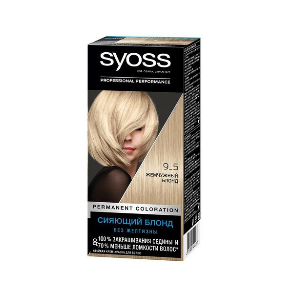 Крем-краска для волос Syoss Color 9-5 Жемчужный блонд
