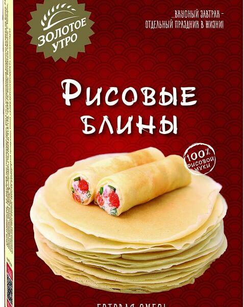 Блины Золотое утро рисовые 130гр