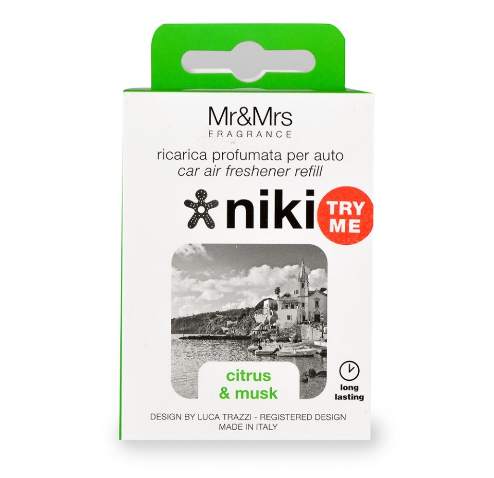 

Сменный блок ароматизатора Mr&Mrs Fragrance NIKI CITRUS & MUSK JoyFragrances S.r.l. 1 шт Италия