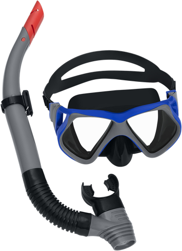 

Маска для ныряния и сноркелинга BESTWAY Dominator Pro, с трубкой, Арт. 24069