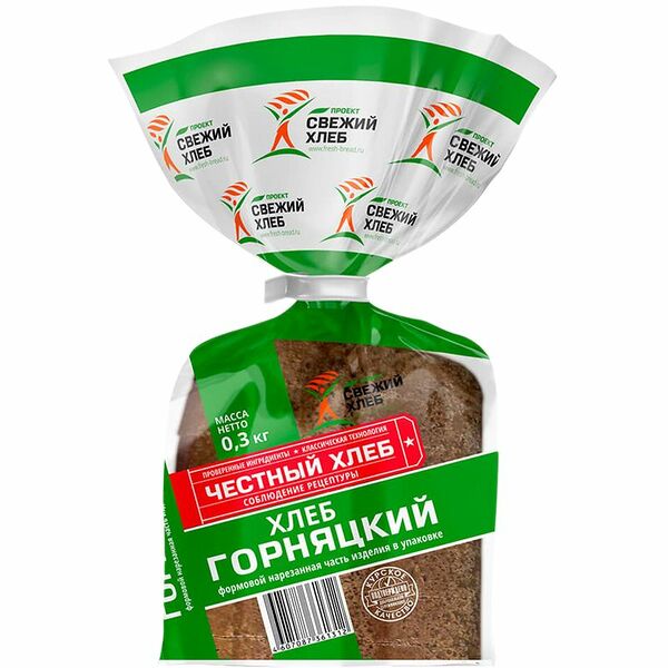 Хлеб Проект свежий хлеб Горняцкий половинка