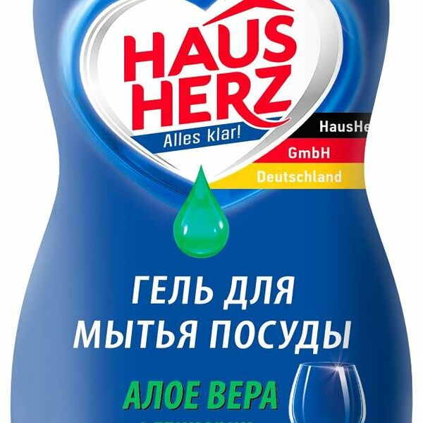 Средство для мытья посуды Haus Herz Алоэ Вера и Глицерин