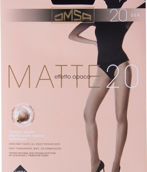 Колготки Omsa Matte 20 Nero Черные Размер 4