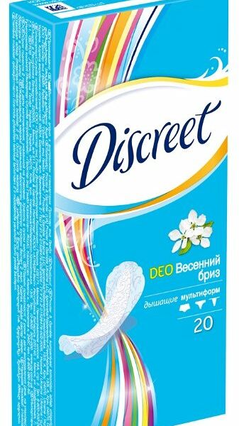 Прокладки ежедневные Discreet Deo Spring Breeze Multiform 20 шт.