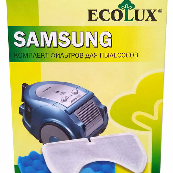 HEPA-фильтр (Хепа-фильтр) EC65SM для пылесосов Samsung (Самсунг) ТМ Ecolux (Эколюкс)