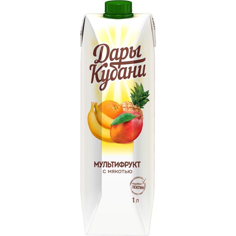 

Нектар мультифрукт Дары Кубани 1 л