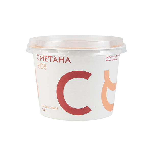 Сметана Братья Чебурашкины 20% Россия