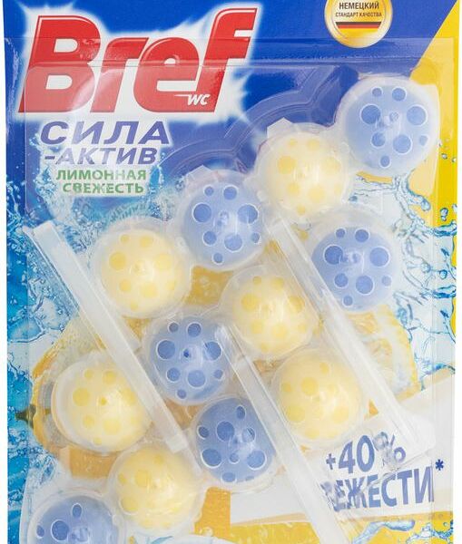 Средство чистящее Bref Сила-Актив для унитаза, 3х50г