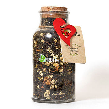 Чай черный Befruitbe пропитанный соком ананаса с кусочками ананаса яблока и мяты