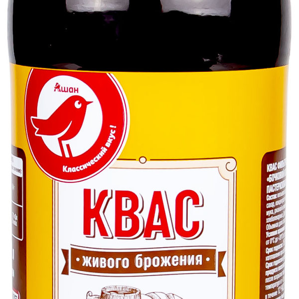 Квас АШАН Красная птица живого брожения