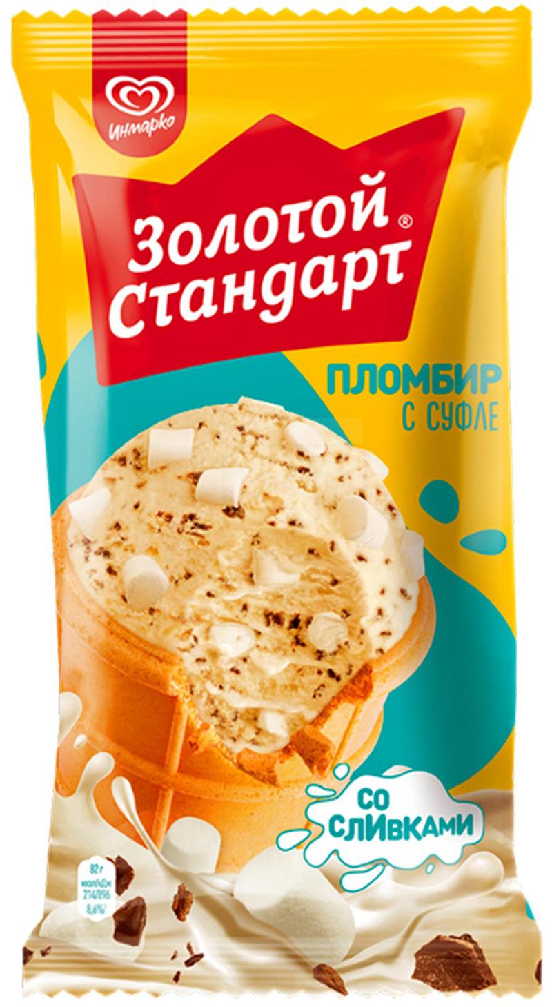 

Мороженое Золотой Стандарт шоколадная стружка с суфле