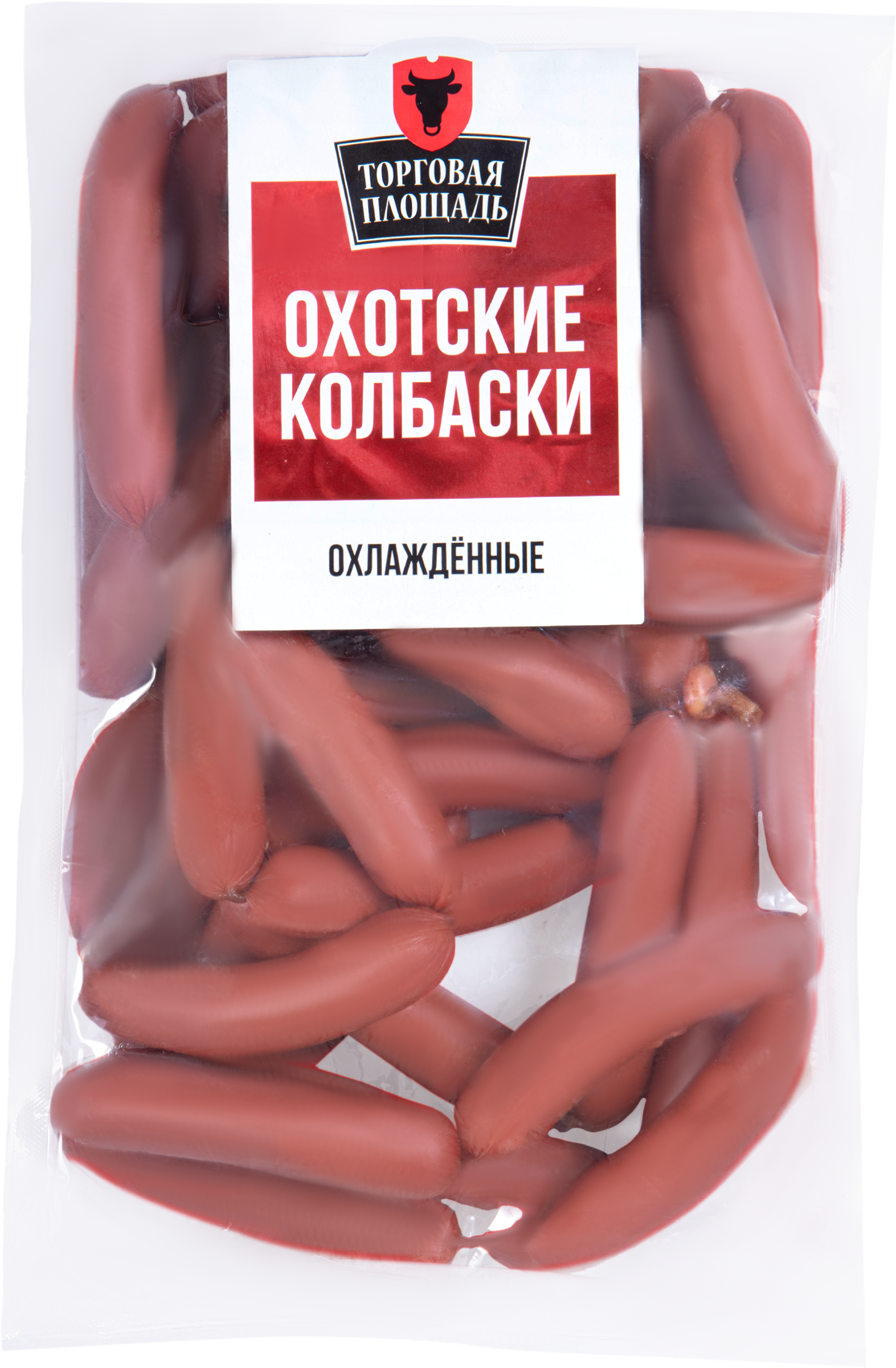 

Колбаски полукопченые Торговая площадь Охотские вес