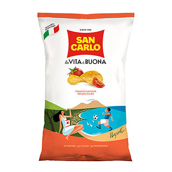 Чипсы картофельные San Carlo со вкусом Томата без глютена