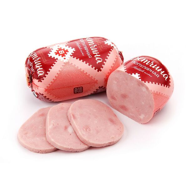 Ветчина Популярная вар рубл мясн в/с 450г Брестский МК