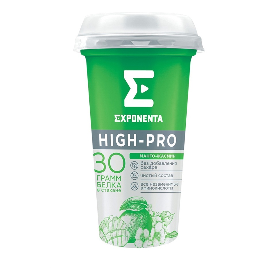 

Напиток кисломолочный Exponenta High-pro Манго-жасмин 250 г
