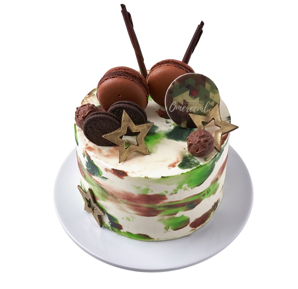 

Торт с Днём защитника Отечества от шеф-кондитера АВ 1.8 кг