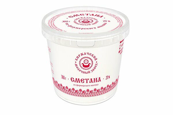 Сметана Киржачский молочный завод 20% 