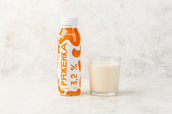 Ряженка 3,2% в бутылке