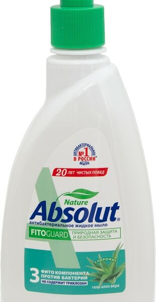 Мыло жидкое Absolut Fitoguard с алоэ вера 500мл
