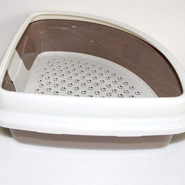 Туалет для кошек Триплекс угловой, 42х42х15см