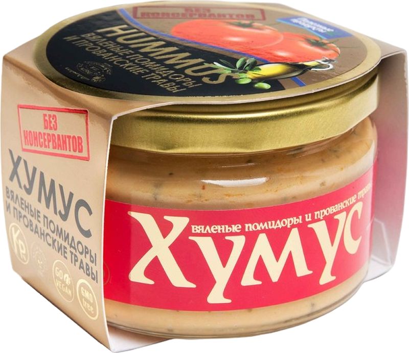 

Хумус Amfood вяленые помидоры и прованские травы 200 г