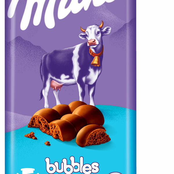Шоколад Milka Bubbles Молочный пористый