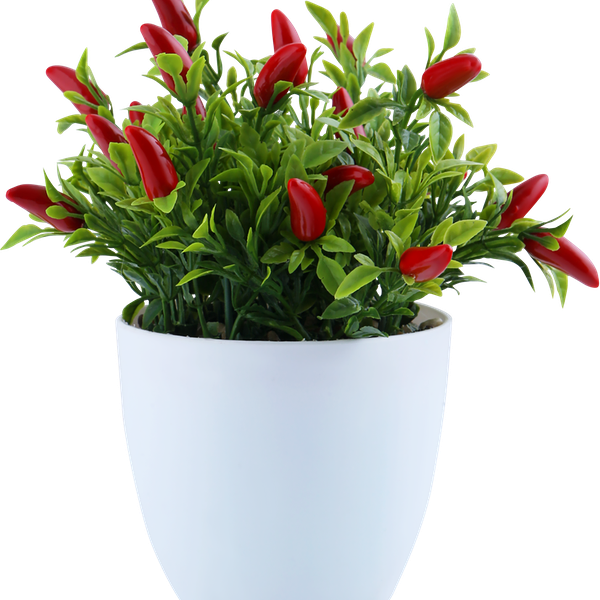 Растение искусственное в горшке Перец 18см, Арт. WPF202090