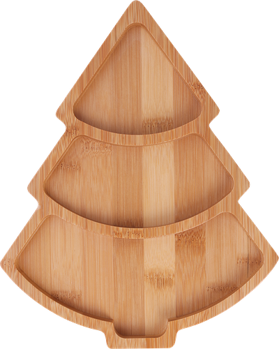 Менажница HOMECLUB Елочка, 25x20см, бамбук, Арт. OS23003