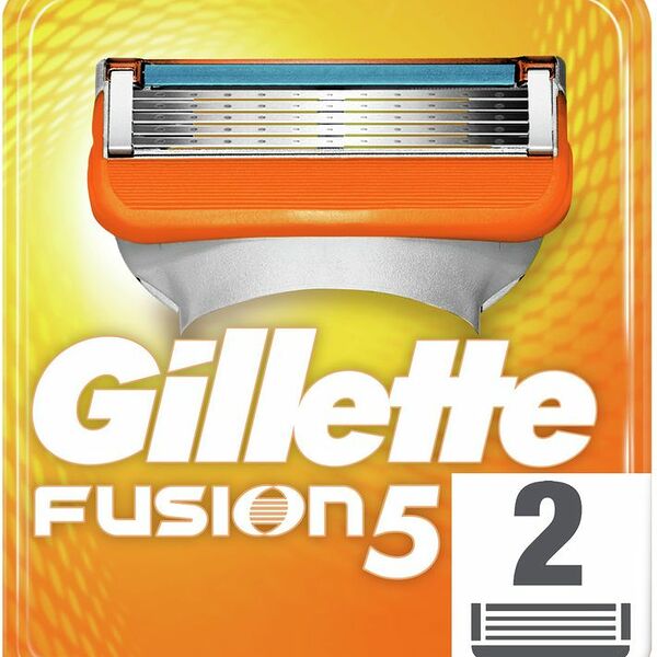 Кассеты для бритья Gillette Fusion, 2шт