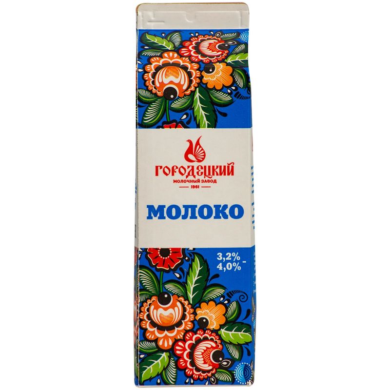 

Молоко Городецкий Молочный Завод 3.2 - 4.0 % 1 л