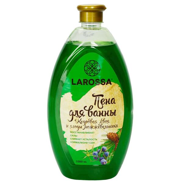 Пена для ванн La rossa Кедровая хвоя и ягоды можжевельника, восстанавливающая, 1000 мл