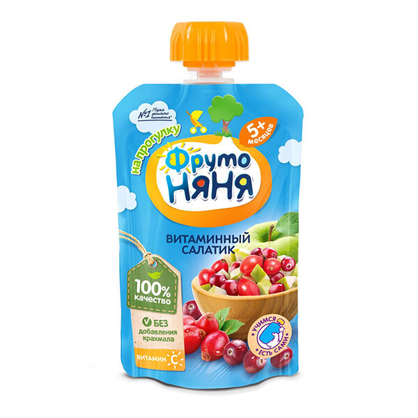 Фруто Няня пюре витаминное 90г