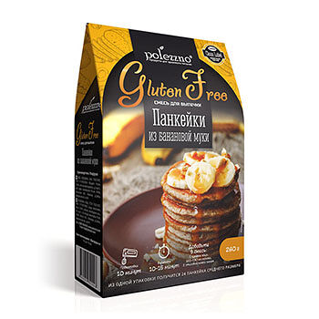 Смесь для выпечки Polezzno Панкейки из банановой муки