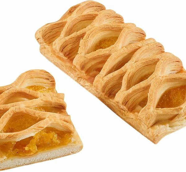 Слоечка с абрикосовой начинкой 60г