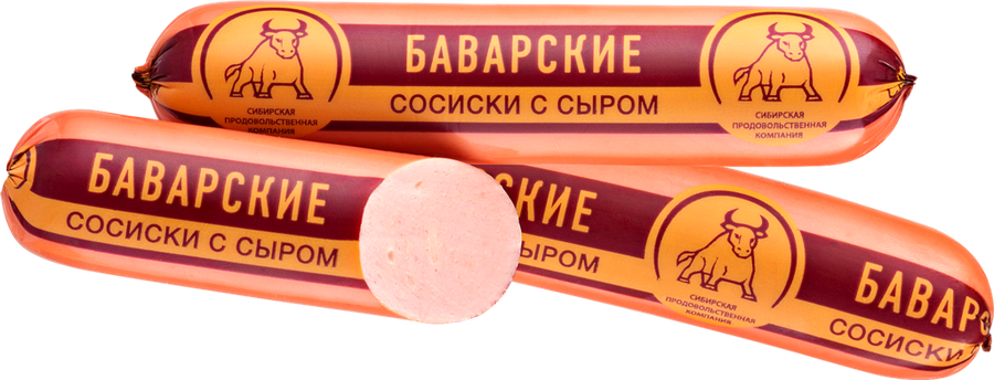 

Сосиски СПК Баварские вес. до 1.2 кг