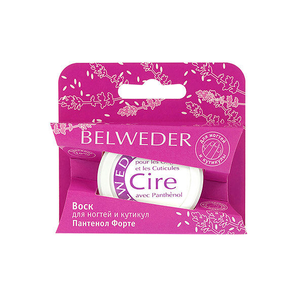 Воск косметический Belweder 6 г для ногтей и кутикулы Пантенол Форте