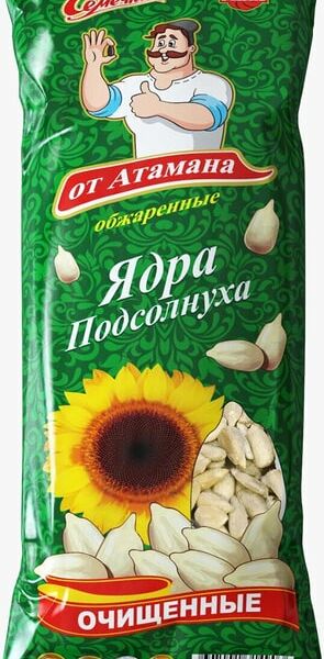 Семечки от Атамана МААГ обжаренные очищенные 75г