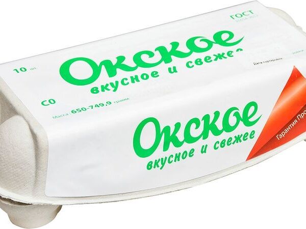 Яйцо куриное Окское столовое СО 10шт.