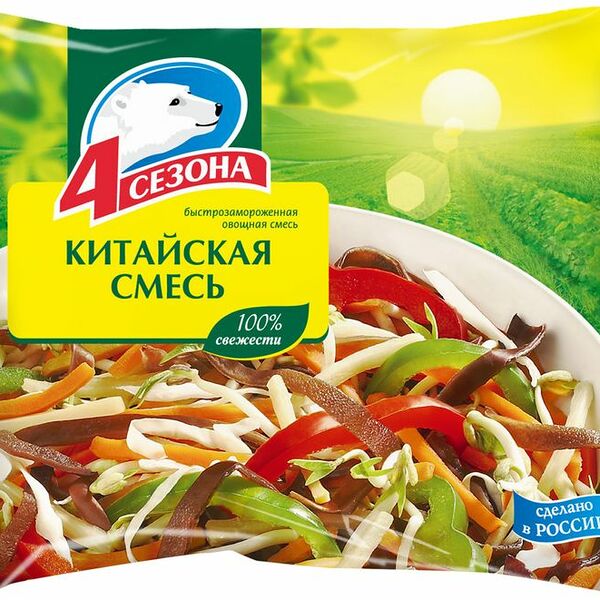 Овощная смесь 4 Сезона Китайская 400 г