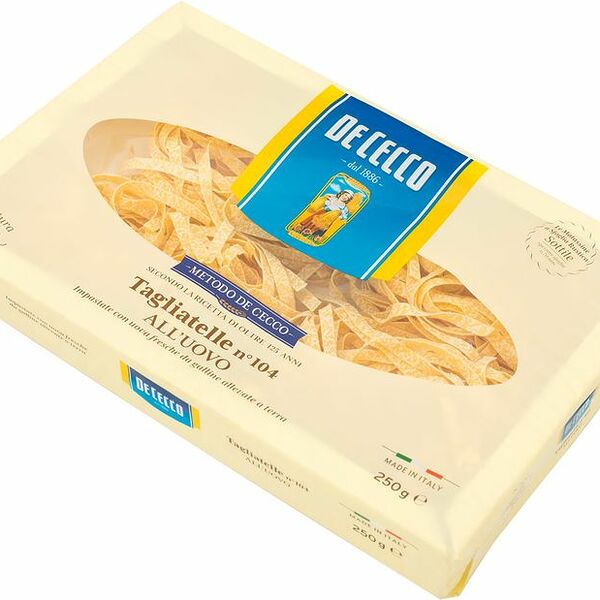 Макароны De cecco Tagliatelle allunovo n.104, 250г