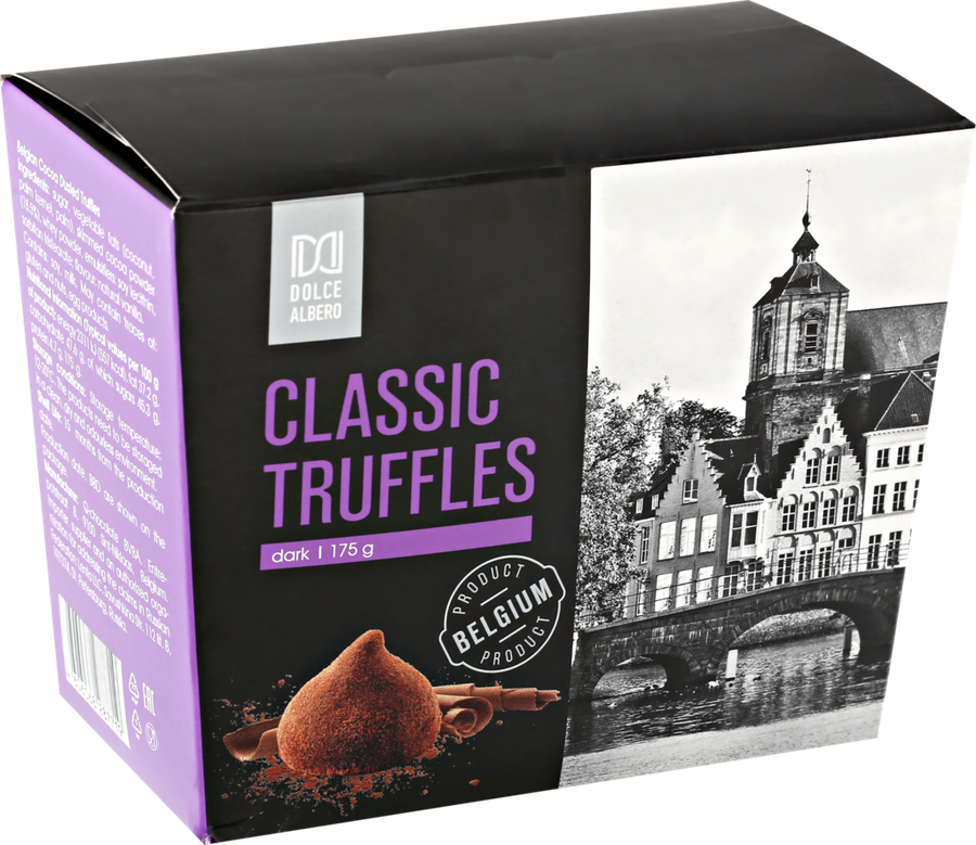 

Конфеты DOLCE ALBERO Трюфели классические в какао обсыпке