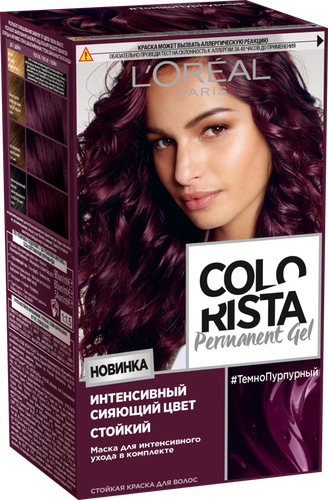 

Стойкая краска для волос L’Oréal Paris Colorista Темно-пурпурный 269 мл