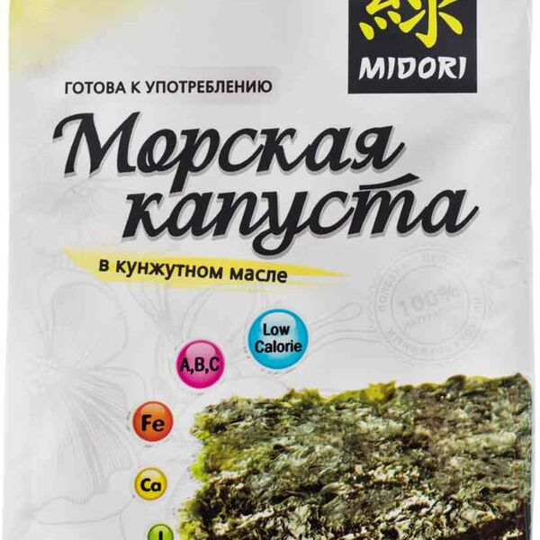 Морская капуста Midori в кунжутном масле